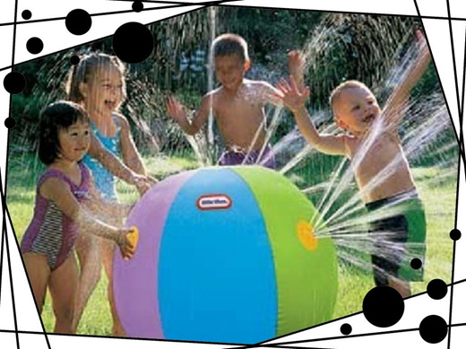 little tikes sprinkler ball