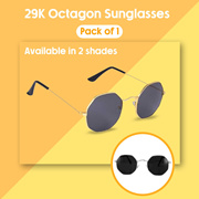29K Octagon Sunglasses (Pack of 1)-Available in 2 shades