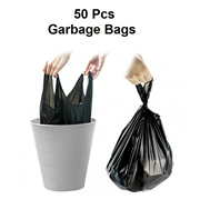 Garbage/Wastage Bag, Dust Bin Bag/Trash Bag - Pack of 50 Pieces (17x23 Inch)