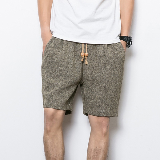 mens summer linen shorts