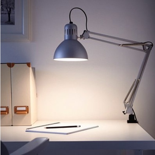 Ikeaikea Ikea Tertial Work Lamp Silver Color Desk Lamp Arm And Head Are Adjustable