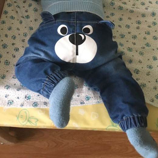 Qoo10 Cartoon Baby Jeans Pants Newborn Infant Bebe Pantalones Boys Girls Bea Baby Maternity