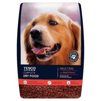 tesco own dog food