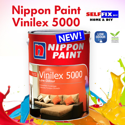  Vmall NIPPON PAINT VINILEX 5L Lily White Low odour 