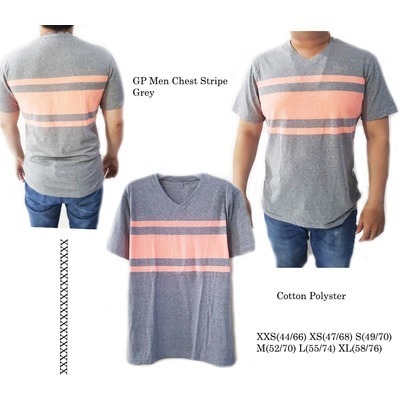 GPMen Chest Stripe Grey