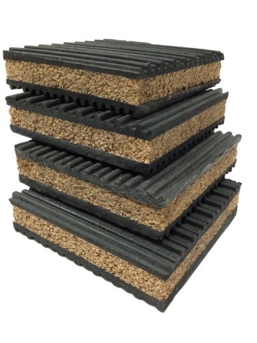 Qoo10 Upe Group 4 Pack Of Anti Vibration Pads 6 X 6 X 7 8 Rubber