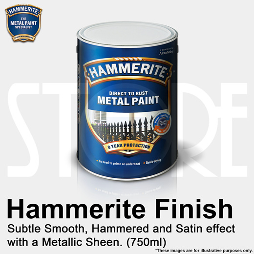 hammerite satin black paint 750ml