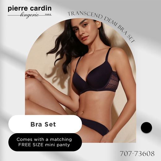 Qoo10 - Pierre Cardin Transcend Demi Bra Set 707-73608 : Lingerie &  Sleepwear