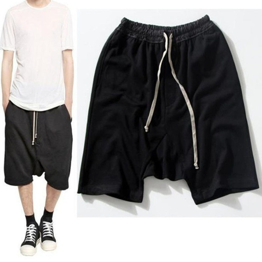 mens harem jogger shorts