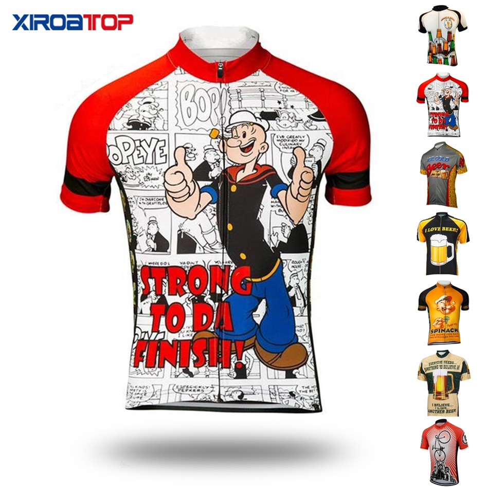 cartoon cycling jersey