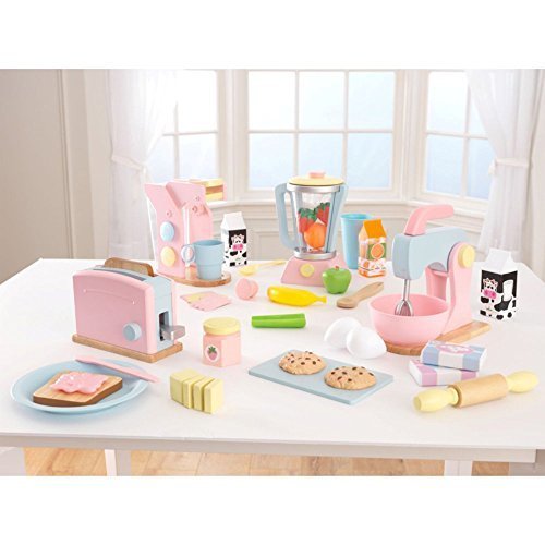 pastel play kitchen