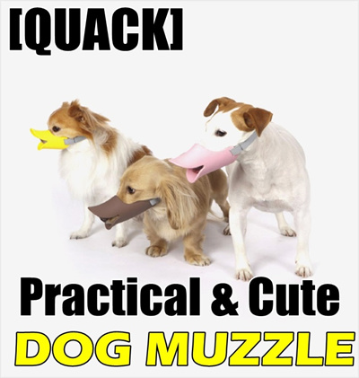 quack dog muzzle