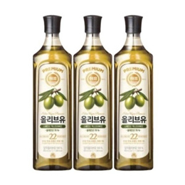 해표 압착 올리브유 900ml 3개