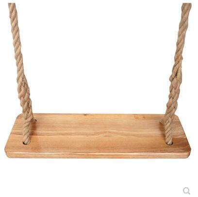 childrens wooden swing