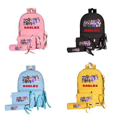 New Game Roblox Backpack Student School Bag Boys Girls Large Capacity Backpack Gift Bag Action Toys Kids Birthday Party Gifts