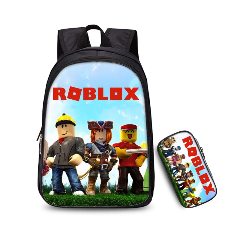 Roblox Student Bag Korean Edition Primary And Secondary School Backpack Two Piece Backpack Yh33 - roblox students dedicated double zipper pen bag creative pencil case pencil case storage bag yh37