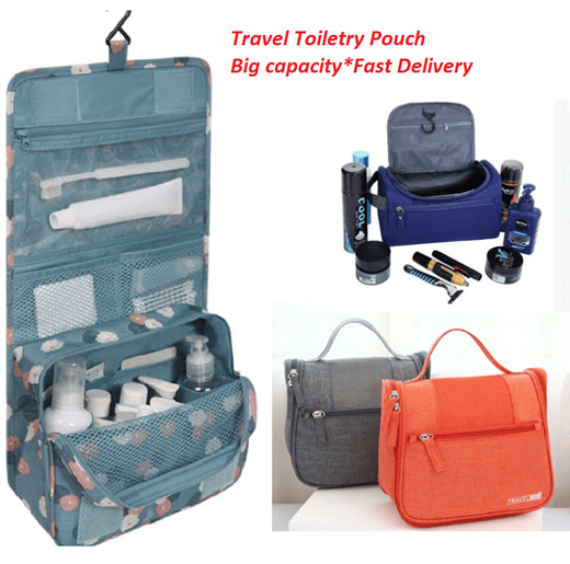 travel toiletry organiser bag