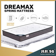 DREAMAX Spring Mattress★Air Flow Index ★Vacuum Sealed ★Inner Spring System ★Quilted Fabric