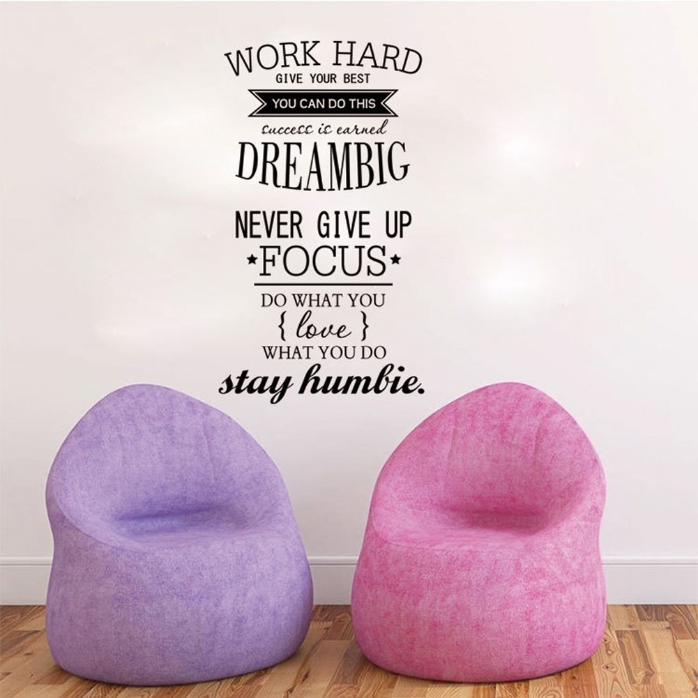 Be Kind Work Hard Stay Humble...And Love Words to Live by Window Wall Art Decal