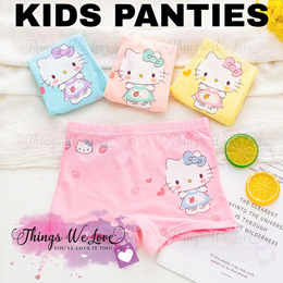 6pcs/pack Baby Girls Underwear Cotton Panties Kids Short Briefs Children  Underpants (Random Colors)