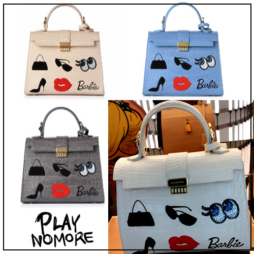 Qoo10 Kconcept Direct From Korea Authentic Playnomore Barbie Icon Tote Ba Bag Wallets