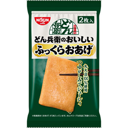 일본 유부 닛신식품 맛있는 통통 아게 유부 2매입(우동 토핑) 26g×16개
