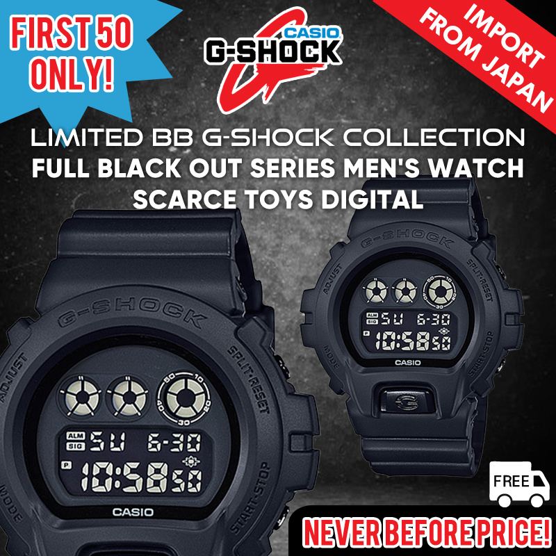 g shock black out series