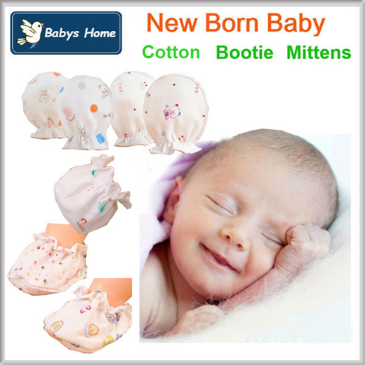 Qoo10 10 6 Pairs Newborn Baby Mittens Booties Newborn Baby Mittens Baby Maternity