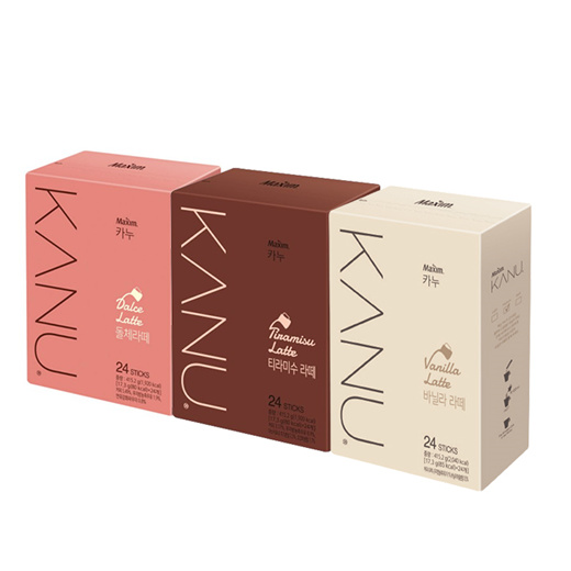 Kanu Flavored Latte Collection 24 Sticks/ 3 Flavor Options: Dolce, Vanilla, Tiramisu