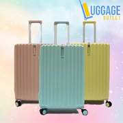 ★Lovely Pastel colours!★Hardcase Polycarbonate 20/24/28 inch Luggage Trolley Case 8 Spinner Wheels