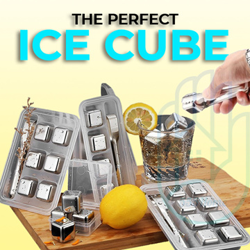 Hot Sale Stainless Steel Round Shaped Large Ice Ball Cube Wine Chiller  Whiskey Stones - China Reusable Ice Cubes and Cooling Whisky Rocks price