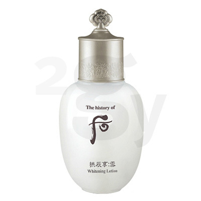 the history of whoo whitening lotion