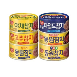 동원참치 100g 150g 10캔 모음기획 (살코기참치,고추참치,야채참치,DHA참치,찌게용참치)