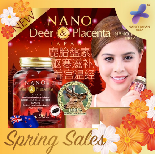 [LAST DAY! BUY 3 FOR RM129.80ea*!] ? NANO DEER PLACENTA 8000mg Deals for only RM148.8 instead of RM188