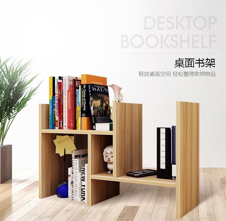 Qoo10 Creative Telescopic Bookcase Desktop Storage Shelf