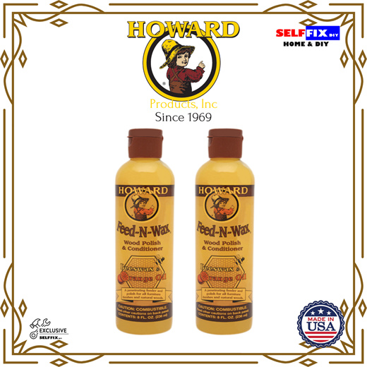 Howard 16oz Feed N Wax - 6 Pack