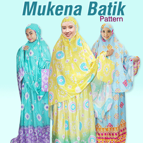 Mukenah Bali Rayon Batik  Colections 3 - Mosleemah Wear
