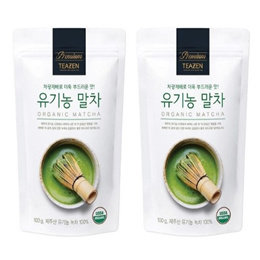 Teazen Organic Matcha Powder 티젠 유기농 말차 100g x 2팩 코스트코 구매대행