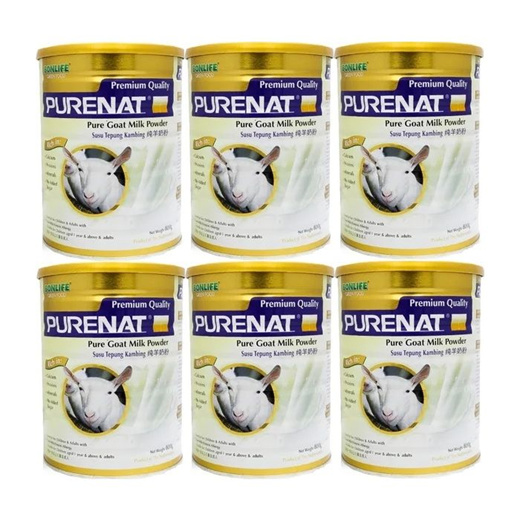 Qoo10 Purenat Premium Pure Goat Milk Powder 800g 6 Tin Combo Baby Maternity