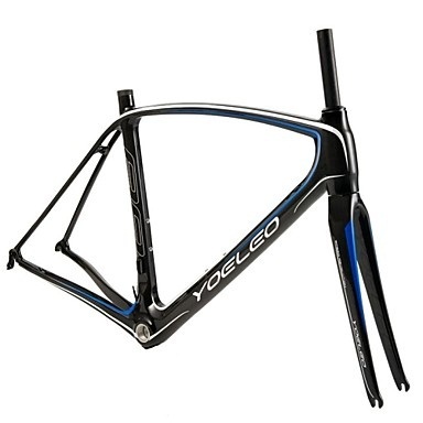 Qoo10 YOELEO 700C Blue 88 Carbon Road Bike Frame with Fork Size