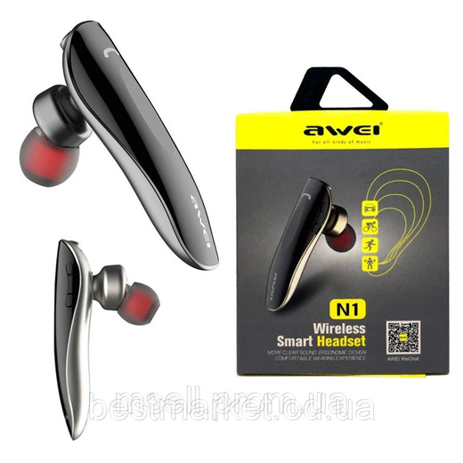 verkwistend ego Chemicus Qoo10 - Awei N1 Wireless Smart Headset Bluetooth Noise Isolating Earphone  Long... : Mobile Accessori...