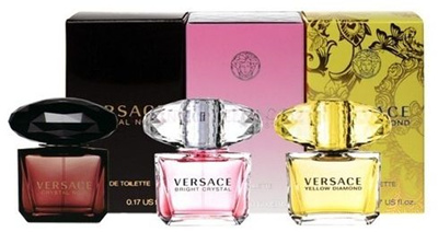 versace miniatures collection 3 piece