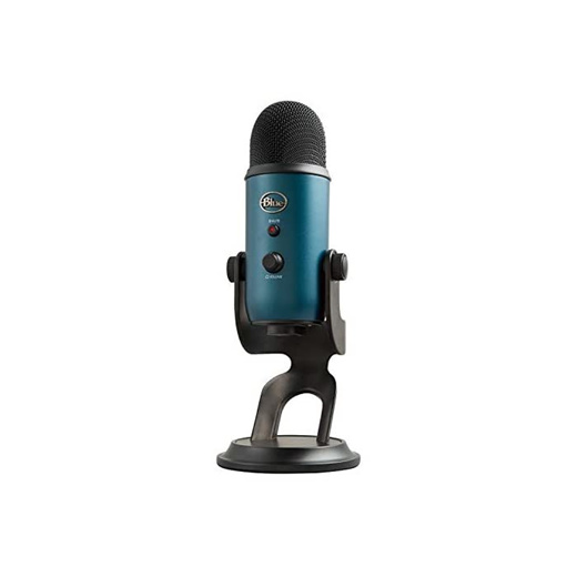 [RM 1,167.66]Logicool for Creators Blue Yeti BM400BT USB Gaming Microphone  Condenser Mic for PC Mac PS5 PS4 Black & Teal Play-by-Play Mic Gaming