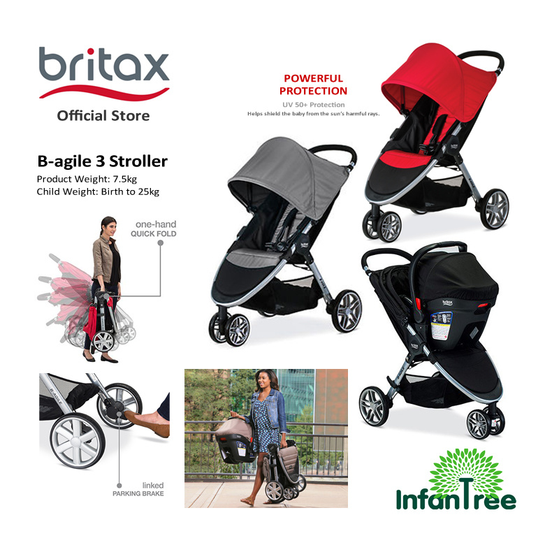 britax b agile 3 stroller