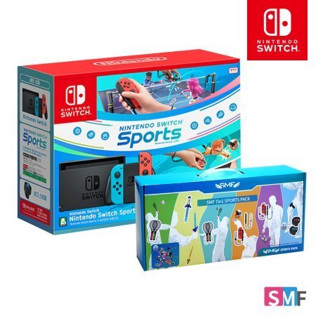 Nintendo Switch Body Sports Set + Premium Sports Kit 7in1 - E