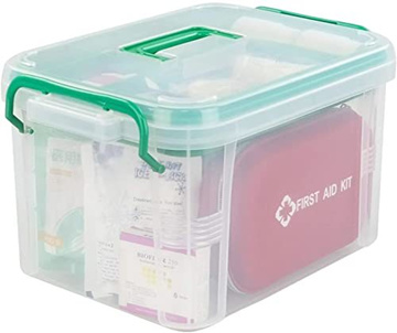 Hershii Plastic Medical Storage Containers Medicine Box Organizer Home  Emergencies First Aid Kit…