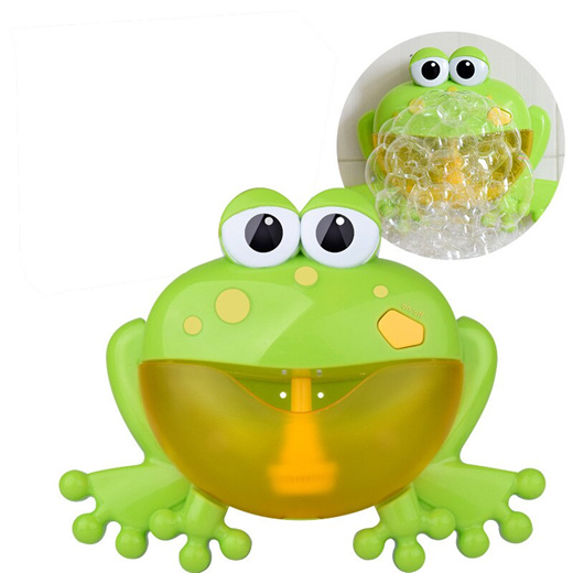 bubble frog bath toy