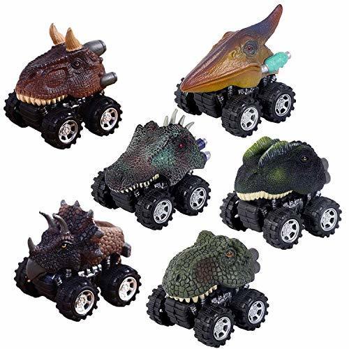 pull back dinosaur cars