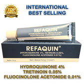 Refaquin Skin Whitening Cream | Hydroquinone + Tretinoin for Melasma and Hyperpigmentation