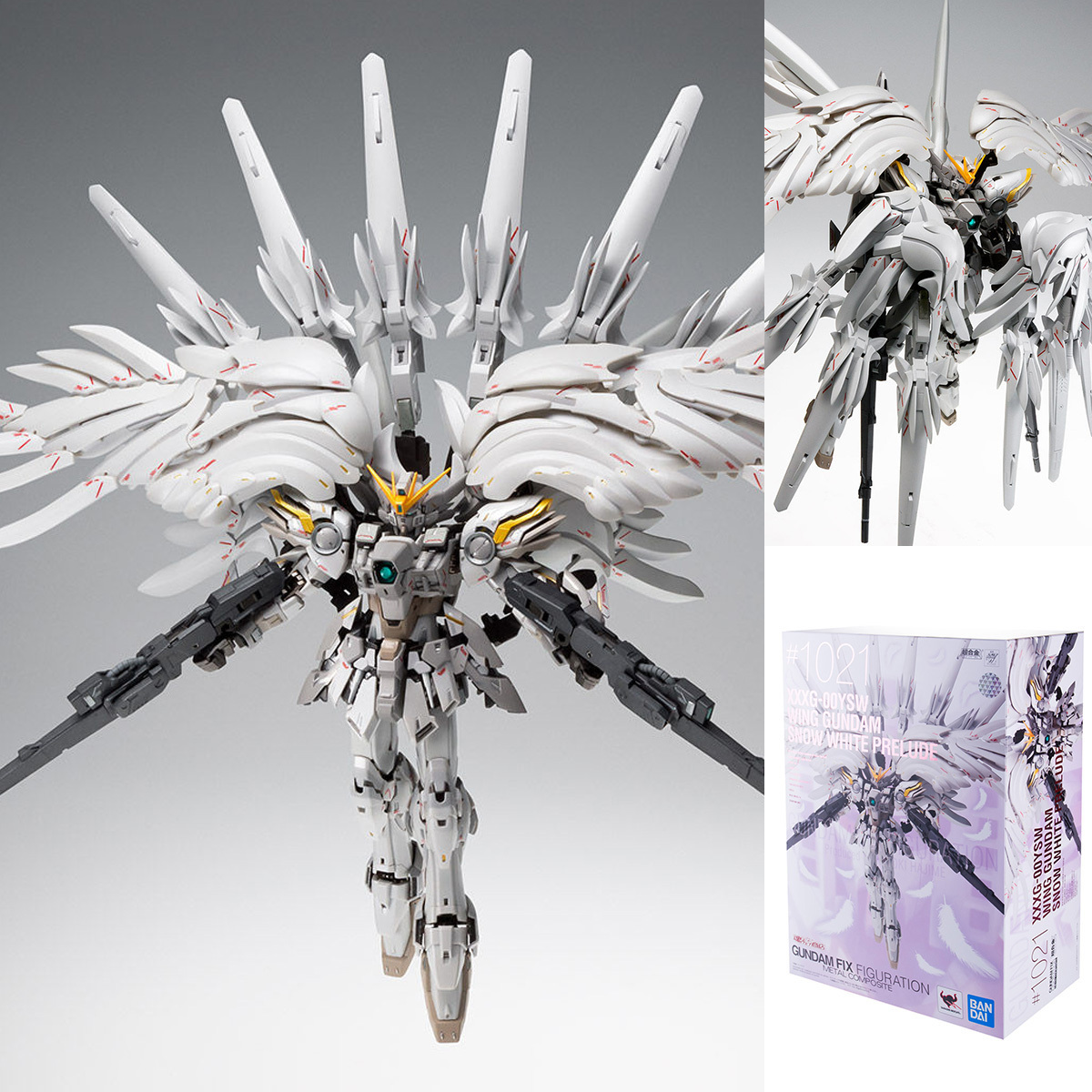 Qoo10 Bandai Gundam Fix Figuration Metal Composite Gffmc Wing Gundam Snow Wh Collectibles B